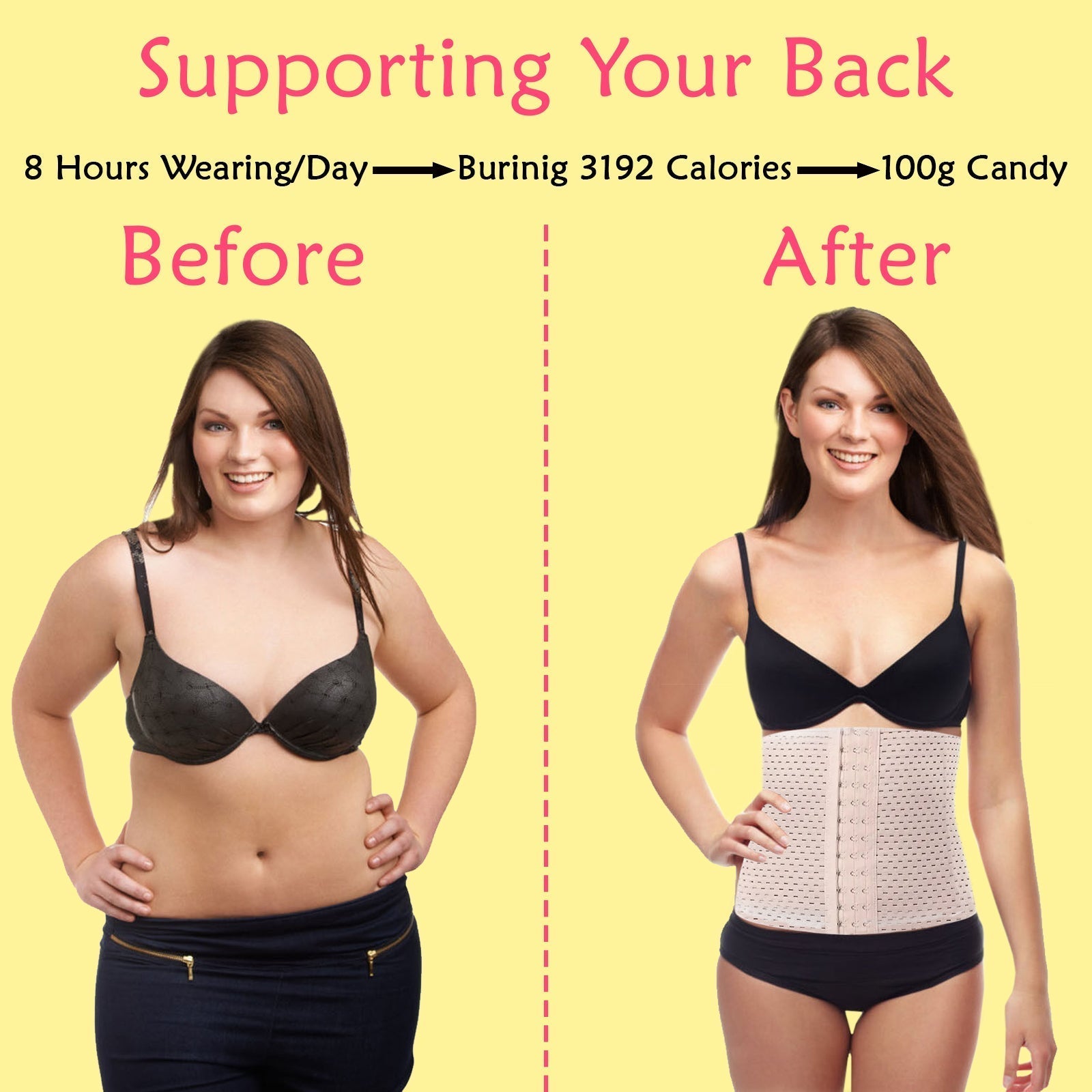 Belly Belt Hollow Corset Sports Fitness Reducing Wasit Body Shaper