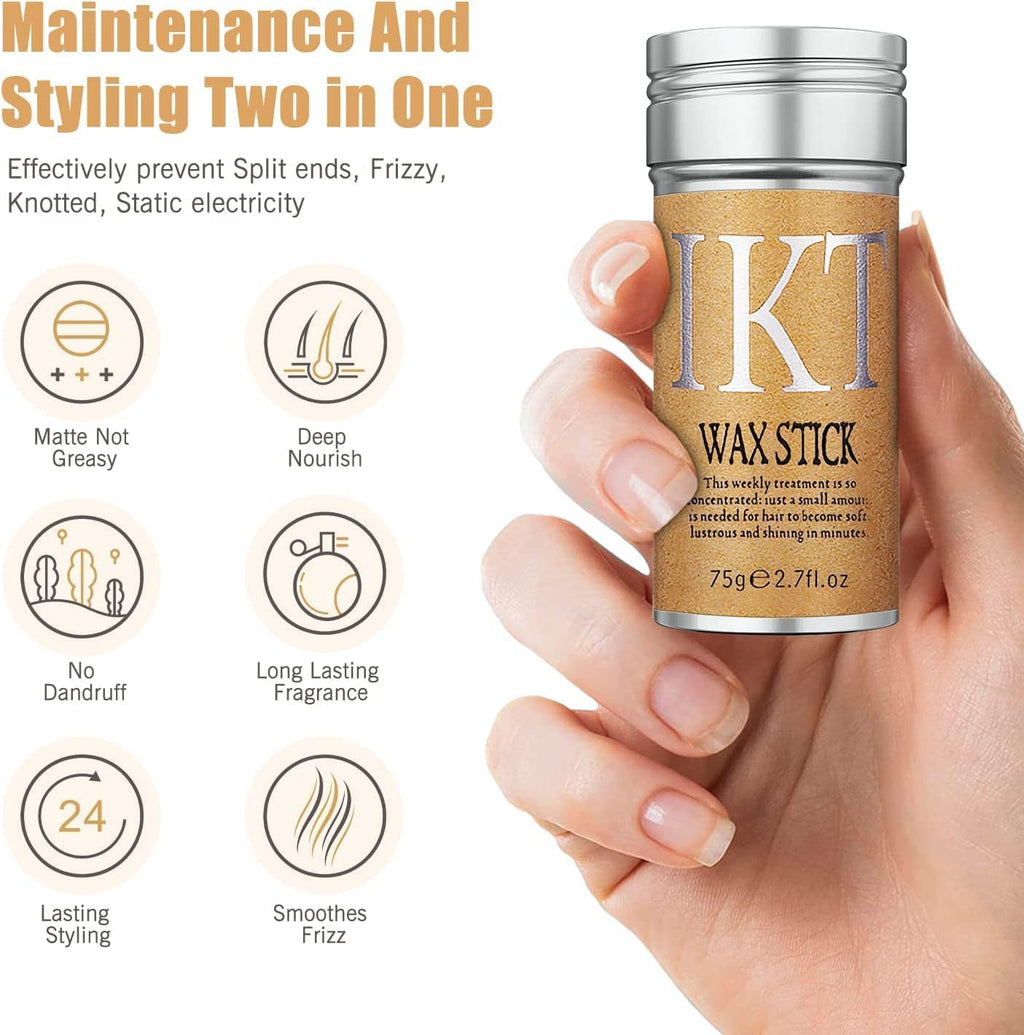 IKT Hair Wax Stick 2.7 Oz 75 Grams (Pack of 1)